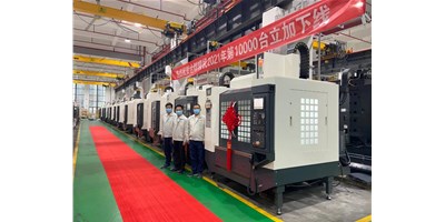 里程碑：申博官网精机2021年第10000台立加下线